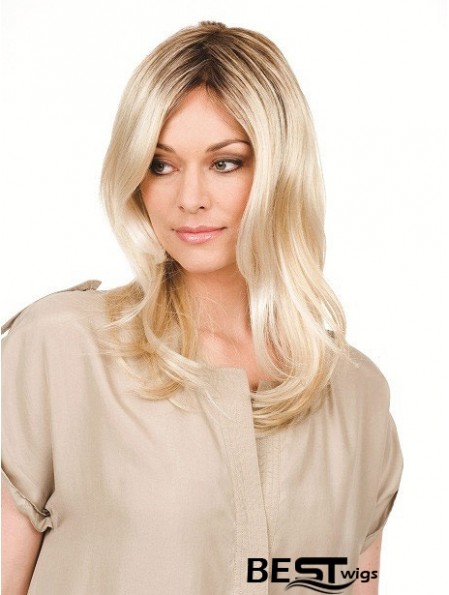 Wavy Without Bangs Long Blonde Perfect Wigs