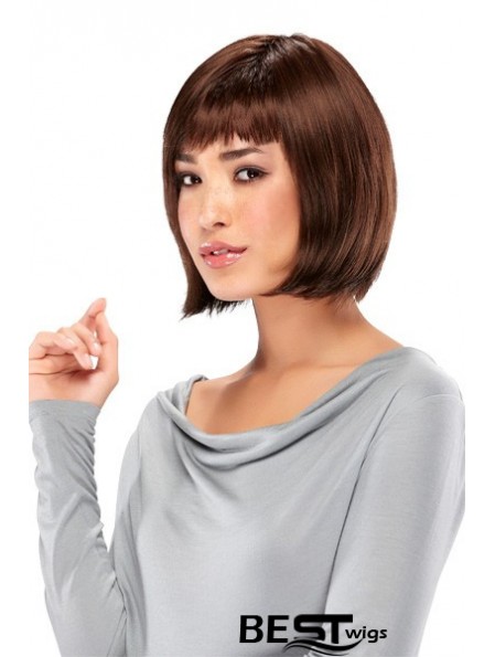 Lace Front Chin Length Straight Auburn New Bob Wigs