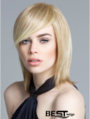 Lace Front Chin Length Straight Blonde New Bob Wigs