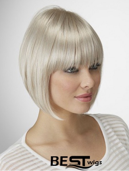 Straight Chin Length 10 inch Capless Great Bob Wigs