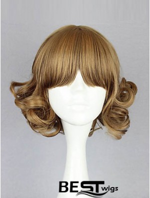 Capless Chin Length Wavy Blonde Amazing Bob Wigs