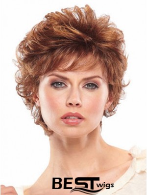 Short Wavy Capless Wigs For Women