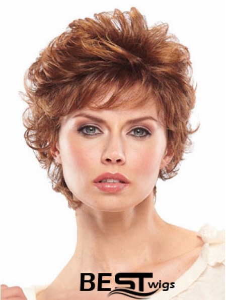 Short Wavy Capless Wigs For Women