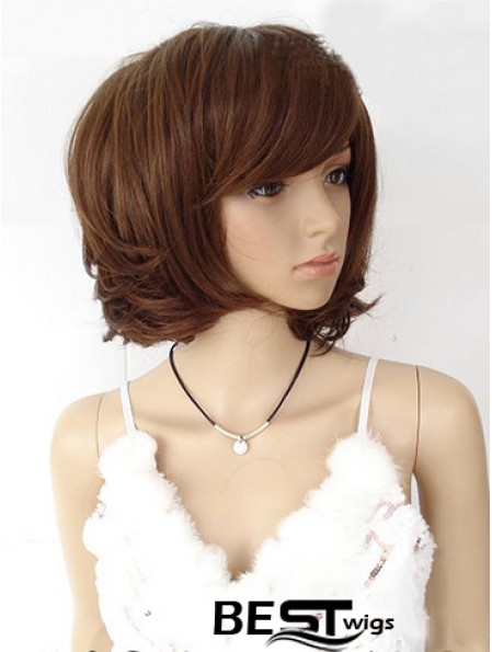 Bobs Straight Auburn Capless Designed Short Wigs