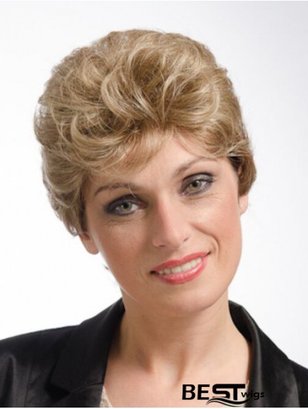 Curly Blonde Amazing Short Classic Wigs