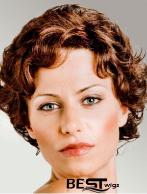 Curly Auburn Cheap Short Classic Wigs