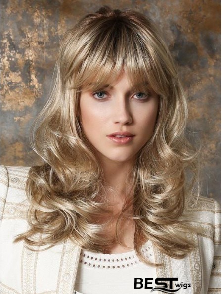 Long Monofilament Blonde 16 inch Classic Lady Wig