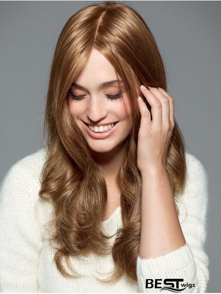 Blonde Wig With Capless Synthetic Wavy Style Long Length