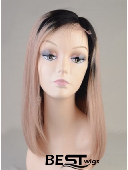 Long Straight Without Bangs Full Lace 14 inch Best Black Women Wigs