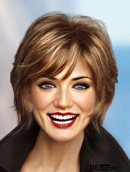 Cheap Short Wavy 8 inch Synthetic Good Quality Wigs