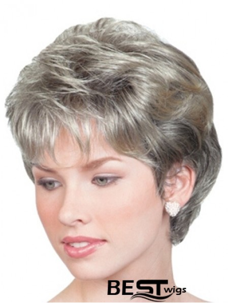 Wigs For Elderly Lady UK With Lace Front Chin Length