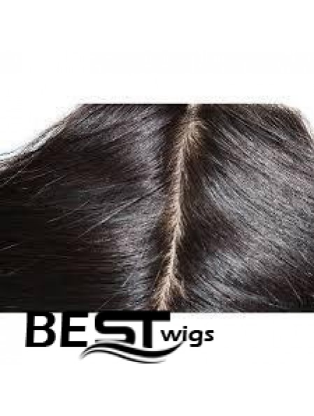 Soft Black Long Straight Lace Closures