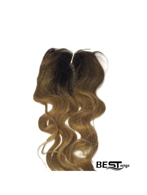 Stylish Black Long Wavy Lace Closures