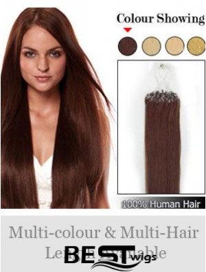 Online Auburn Straight Micro Loop Ring Hair Extensions