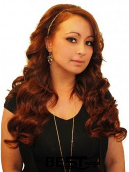 Wavy Remy Human Hair Auburn Gorgeous Weft Extensions