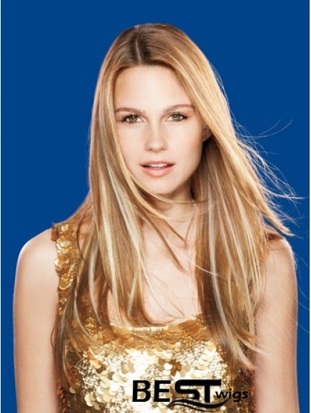 Straight Remy Human Hair Brown Top Weft Extensions