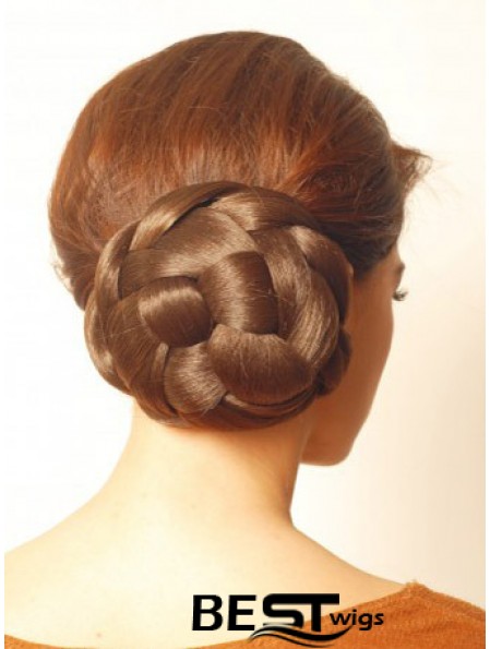 Brown Hair Pieces Bun