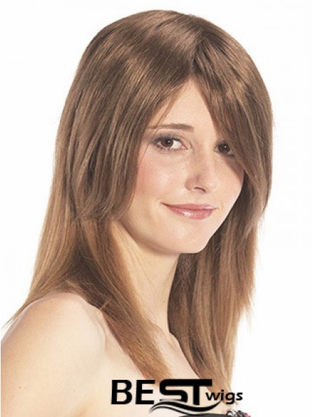 Straight Auburn Designed Remy Human Hair Half Wigs