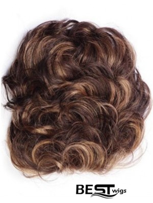 Good Auburn Curly Remy Human Hair Clip In Hairpieces